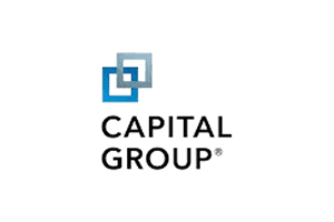 Capital Group logo with interlocking blue squares.